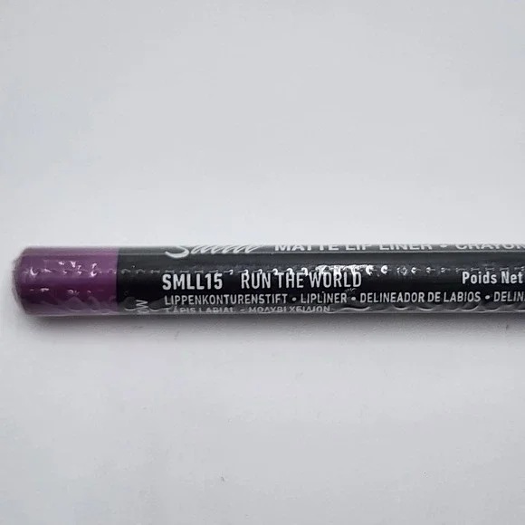 NYX Suede Matte Lip Liner Crayon Run The World SMLL15 .03 Oz New Factory Sealed - Picture 6 of 7